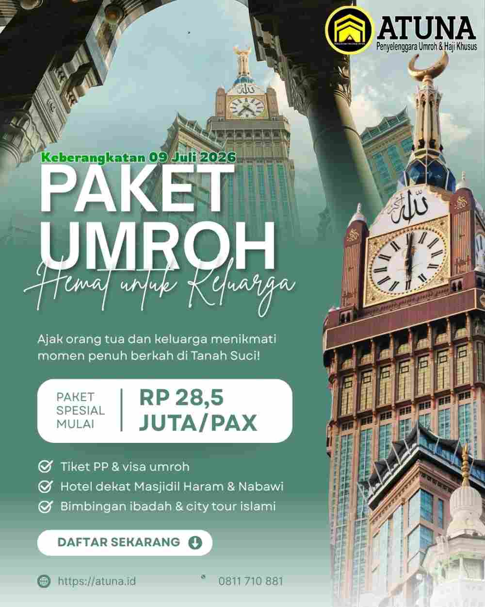 Umroh Awal Musim 2x Jum' at 2026 - 09