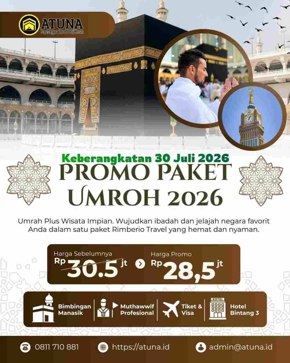 Umroh Awal Musim 1448H 2026 - 30